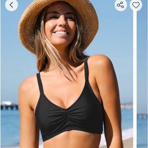 Black CUPSHE bikini top